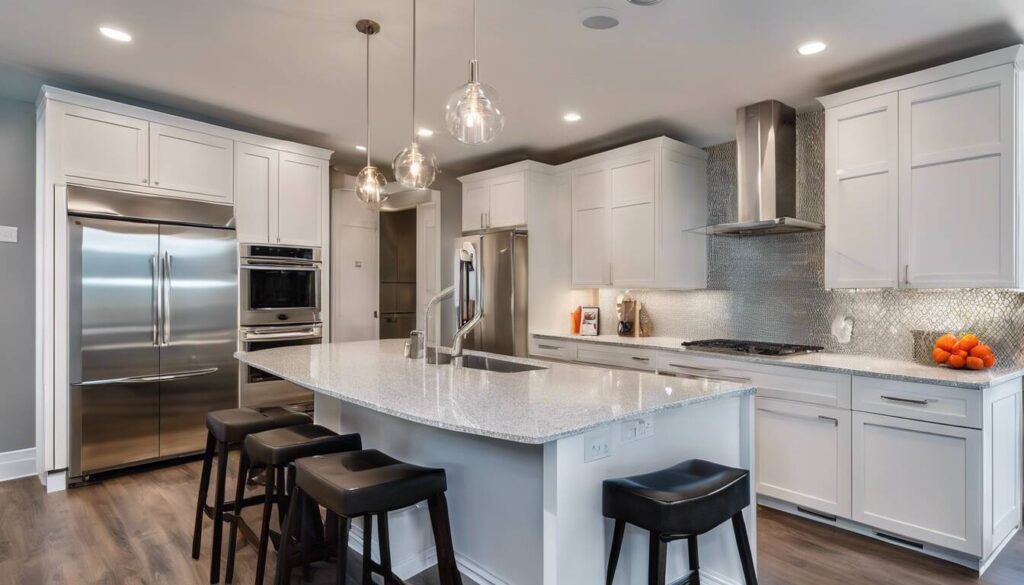 Newly remodeled kitchen